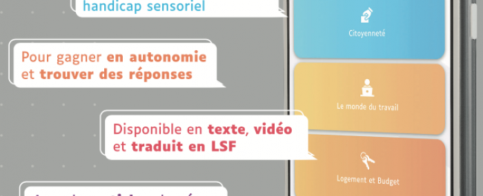 Visuel de l'application mobile Sens